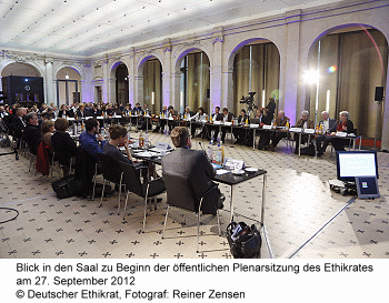 Sitzung Ethikrat Suizidbeihilfe