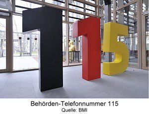 Behörden-Telefonnummer 115